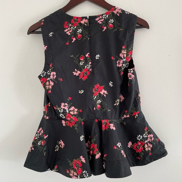 Rebecca Taylor Floral Peplum Top | 4 - Picture 5 of 6